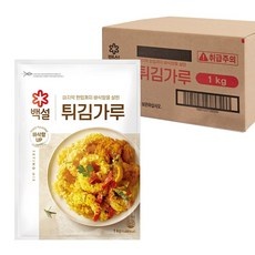 ◀ 2024년 내돈내산 SNS 인기상품▶ cj제일제당백설바삭한부침가루1kg 추천 제품 리스트 10