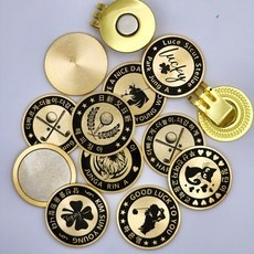 최저가 황동금속이니셜골프볼마커선물볼마크해피정아의아트공방 인기 상품 BEST 10